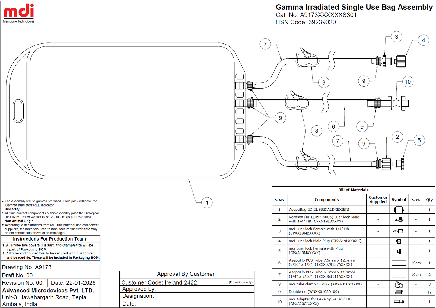 AseptiBag 2D 2L